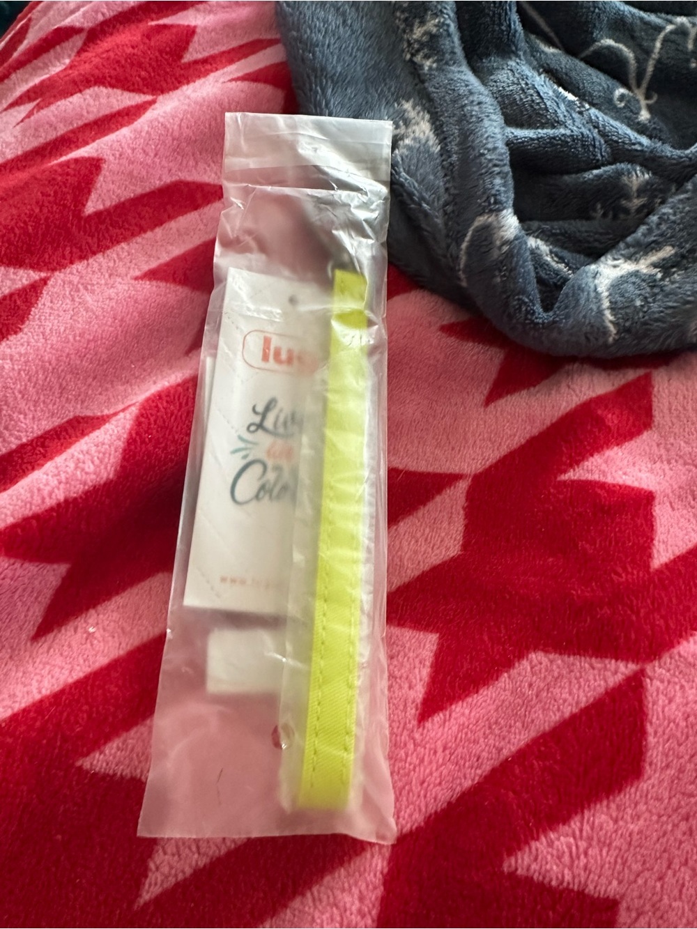 lug satin luxe wristlet Strap in lemon lime
